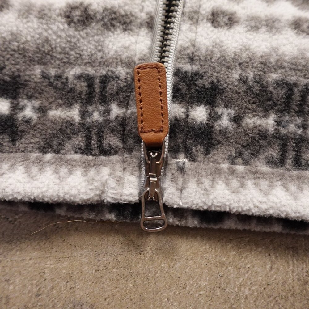 Polo Golf Ralph Lauren Fair Isle‎ Fleece Vest Men’s M Gray Nordic Layer - Picture 9 of 13